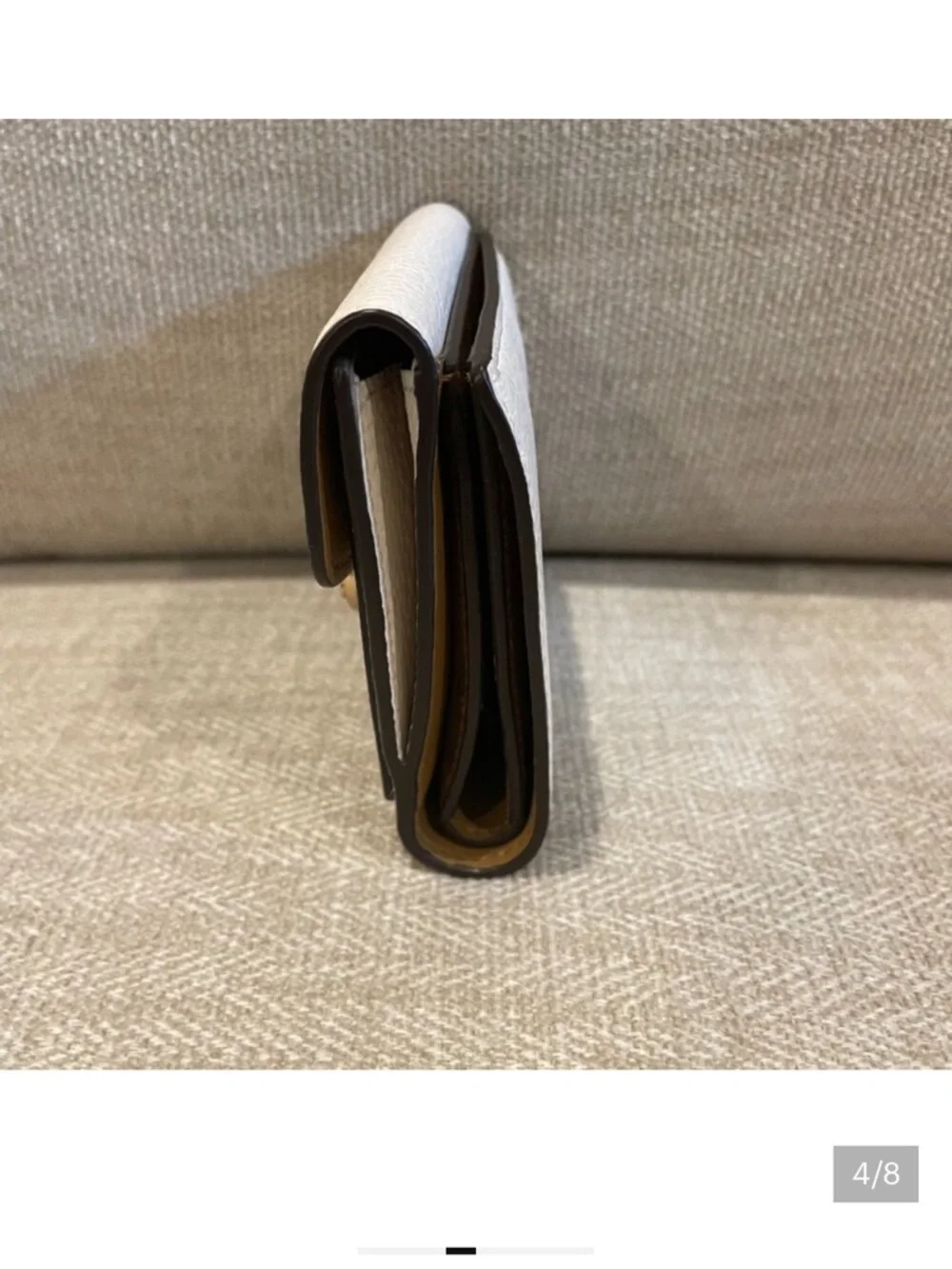 Coach Georgie Small Wallet cream/white/gold